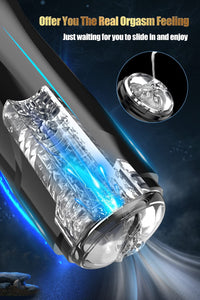 3D Textured Automatic Male Masturbator Blowjob Stroker