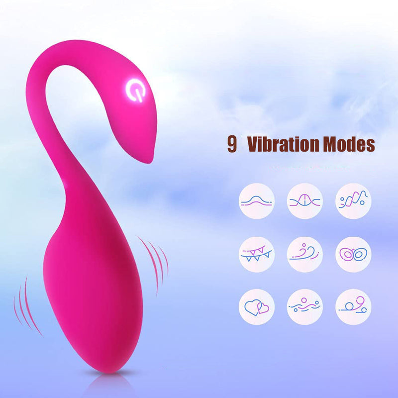 Kegel Ball 9 Vibration Modes Silky-Smooth Silicone Head Vibrating Egg