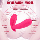 10 Vibration Mode Clit Stimulator Massager with Remote Control