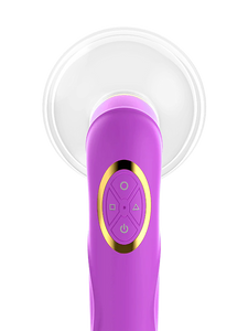 Double Stimulation Clitoral Sucking Tongue Vibrator-Purple