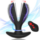 Monster Expansion Anal Plug with Electric Shock Pulse Vibrator