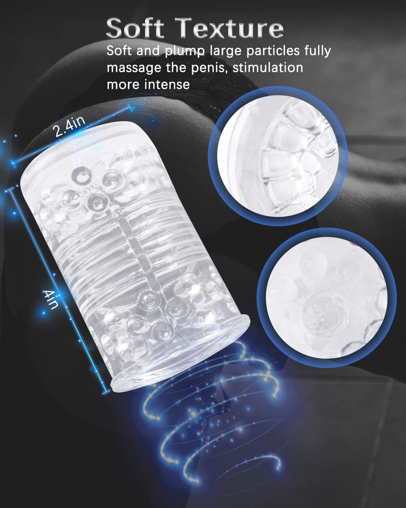 3D Massager Penis Stroker with 7 Thrusting Rotating Modes