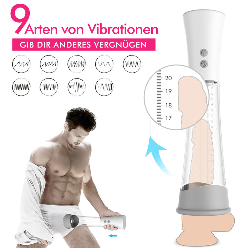 9 Vibration Modes Pressure Vacuum Electric Penis Pump
