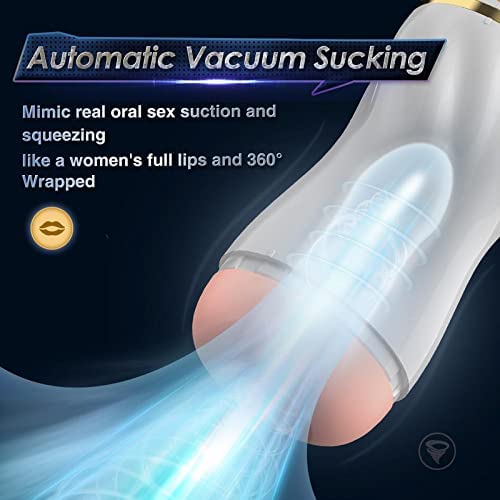 Automatic Sucking Male Masturbators Upgraded 7 Vibration & Suction Masturbators