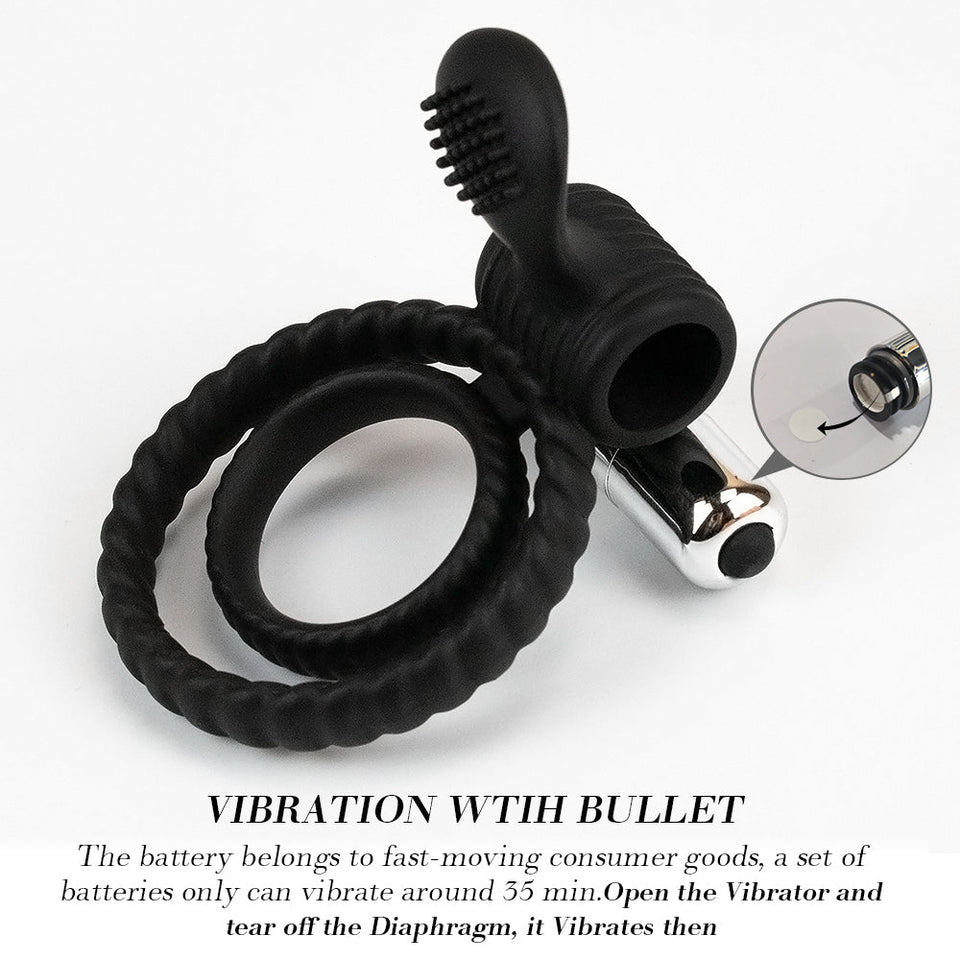 Dual Rings Penis Ring Male Enhancement
