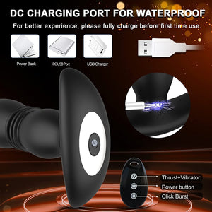7 Vibrations & Thrusting Modes Prostate Massager