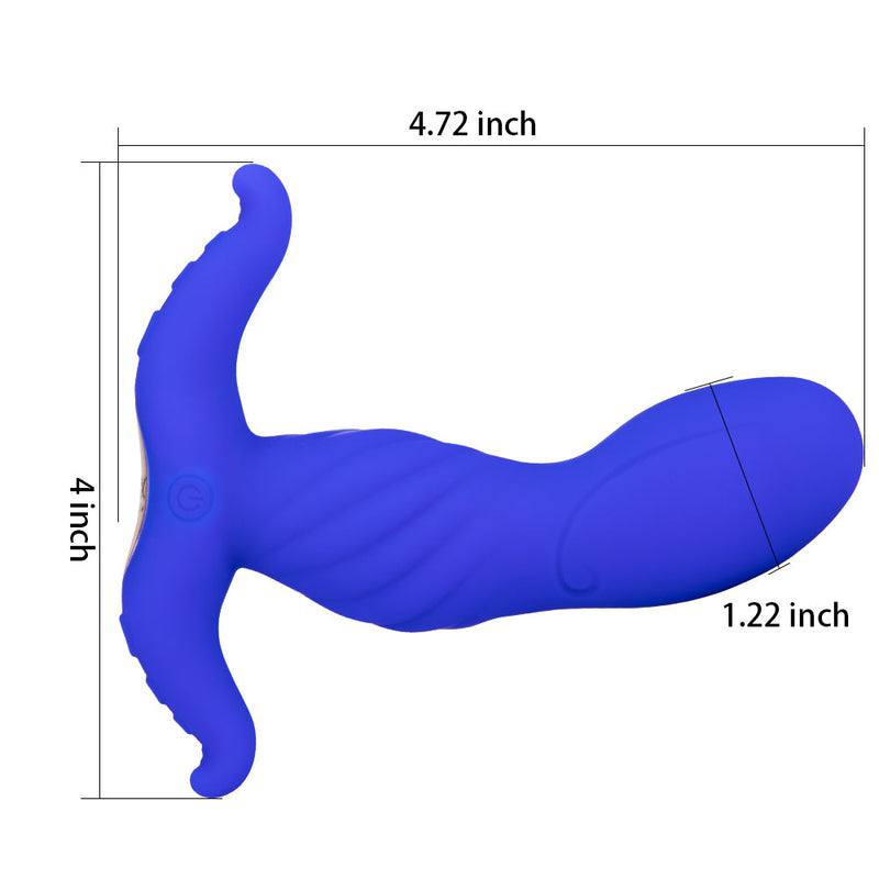 7 Speed Medical Silicone Heating Prostate Massager Anal Vibrator