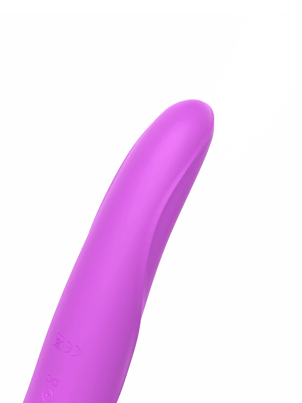 Double Stimulation Clitoral Sucking Tongue Vibrator-Purple