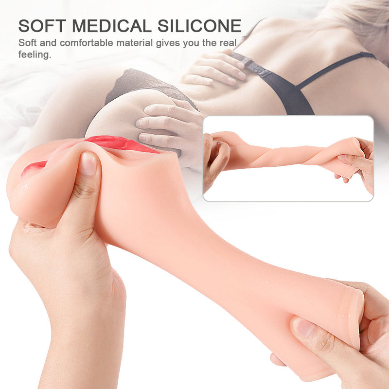 Lifelike Pocket Pussy Male Masturbator Toy with 3D Realistic Vagina