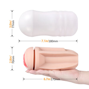 Mouth & Pussy Masturbator Automatic Stroker
