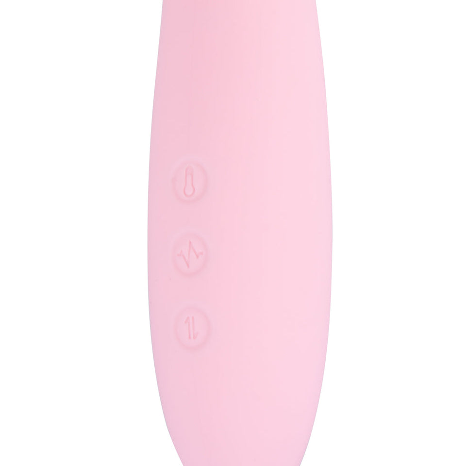 G Spot Vibrator Clitoris Dildo Nipple Stimulator-Pink