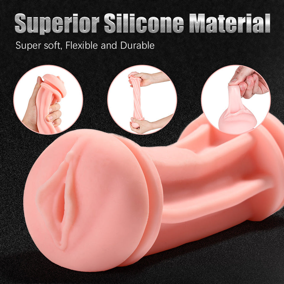 7 Vibration Modes Dual Heads 3D Realistic Masturbator