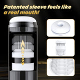 7 Thrusting & Vibrating Modes Flame Rose Masturbator