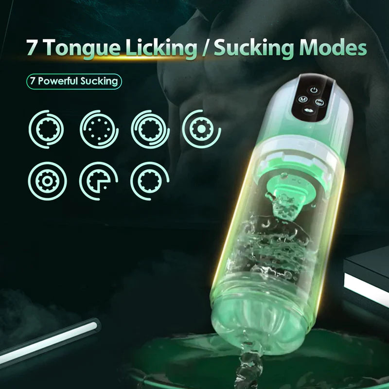 2 in 1 Penis Pump Enlargement Training Male Masturbator