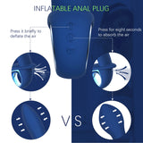 10 Modes G-spot Anal Vibrator Automatic Inflatable Prostate Massager
