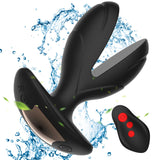 Monster Expansion Anal Plug with Electric Shock Pulse Vibrator
