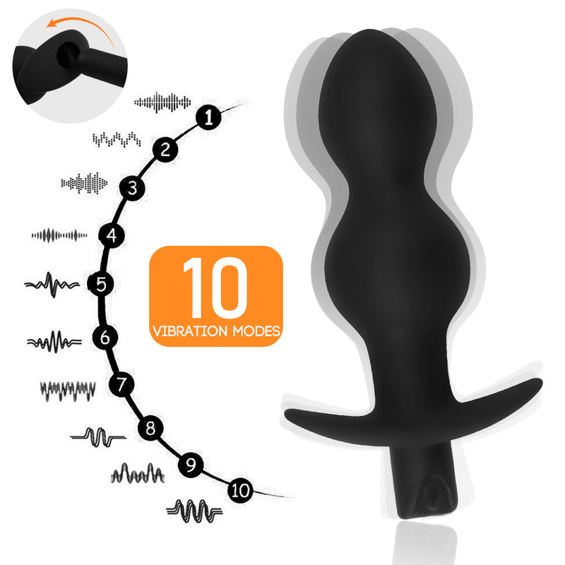 10 Vibration Modes 3 Sizes Anal plugs Prostate Vibrators