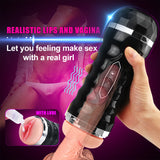 2 IN 1 Auto Dual Head Vibration Oral Masturbator