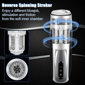 10 Powerful Thrusting&Rotating Modes Automatic Male Masturbator
