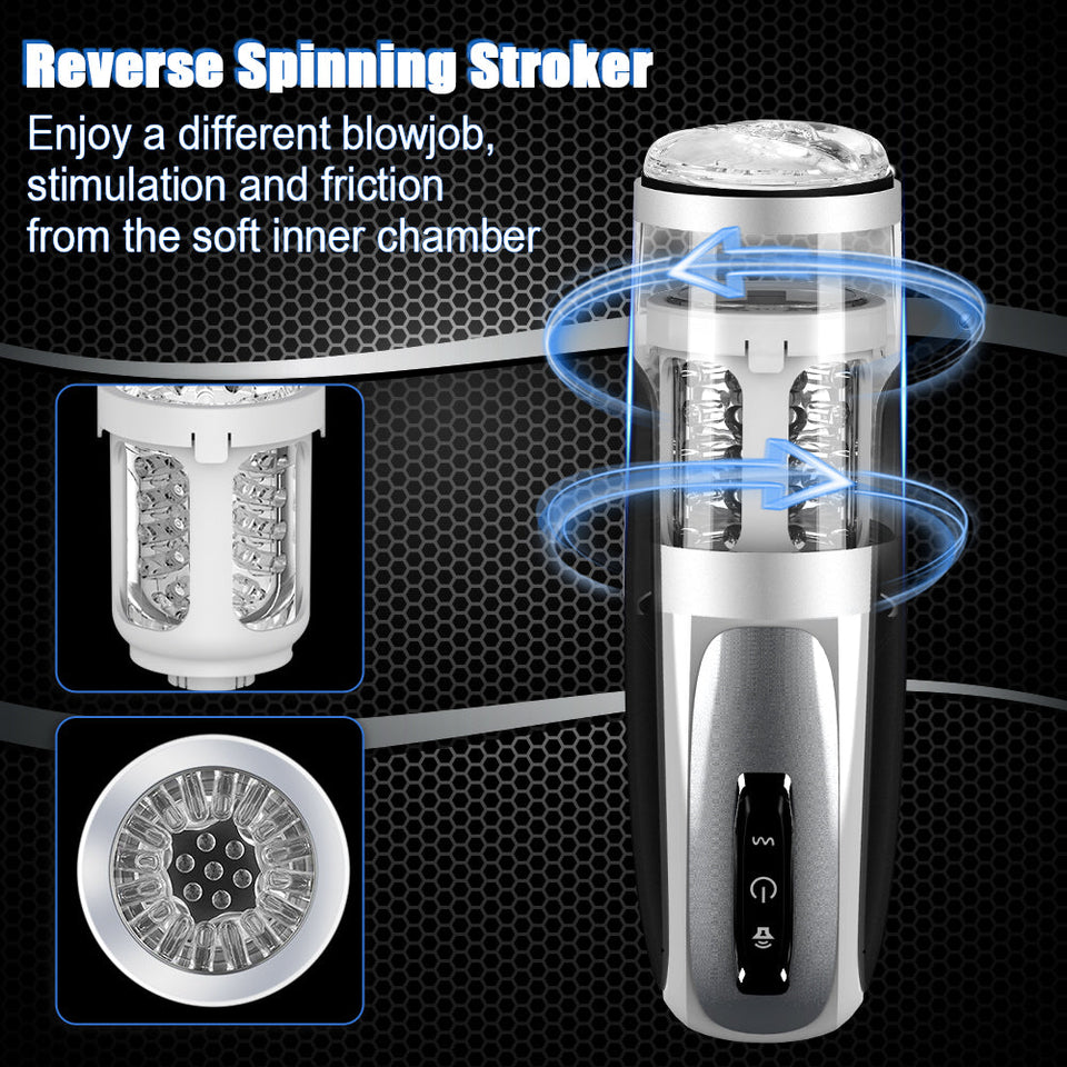 10 Powerful Thrusting&Rotating Modes Automatic Male Masturbator