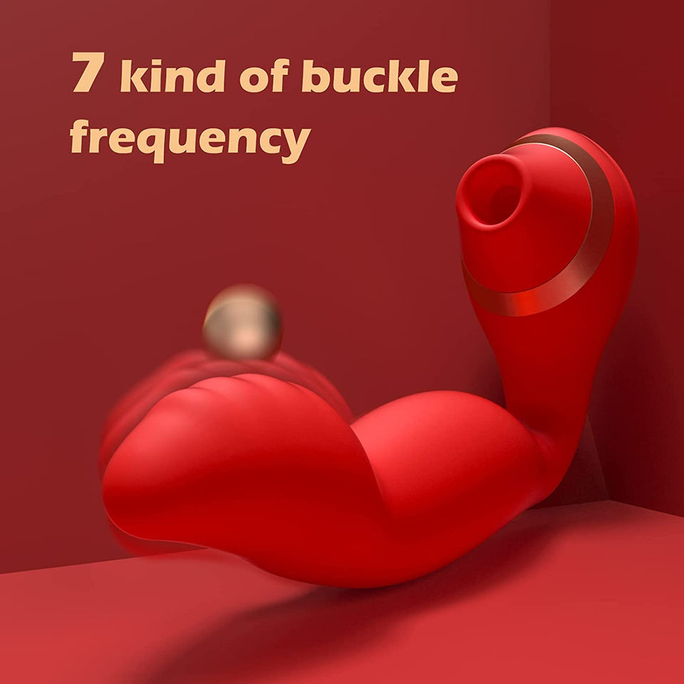 Finger Sucking Vibrator G Spot with 3 Sucking Modes and 7 Vibrating Modes