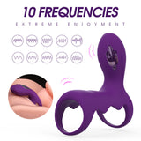 10 Frequencies Vibration Penis Ring