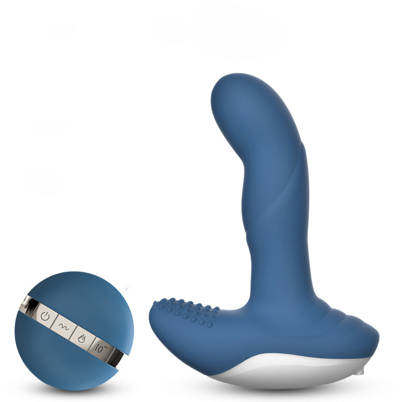 Dual Motors 3 Wiggle & 7 Vibration Prostate Massager Anal Vibrator