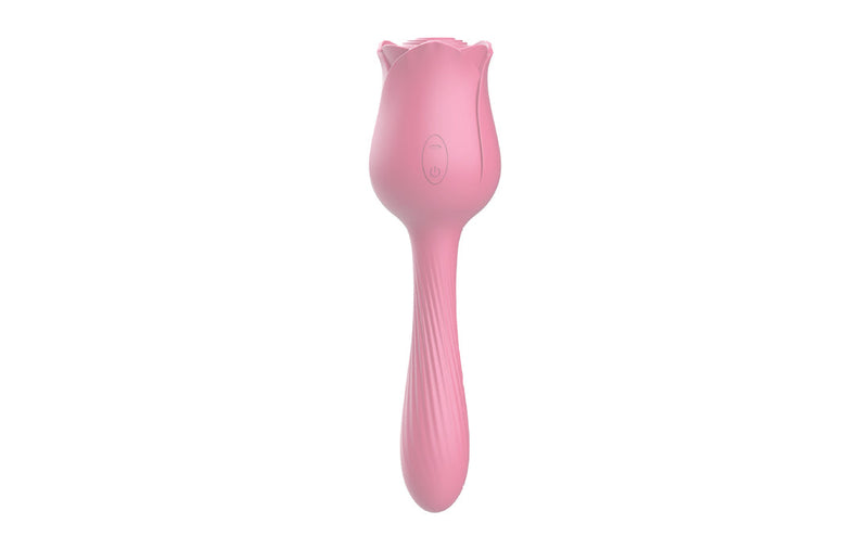 2in1 Rose Toy Sucking Clitoral Vibrator