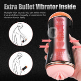 7 Vibration Modes Dual Heads 3D Realistic Masturbator