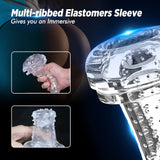 Automatic Male Masturbator Gyrating Strokers with 6 Lines Massage Beads