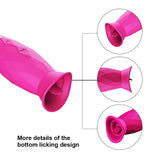 Dual Design G-Spot Mini Tongue Vibrator with Rabbit Ear