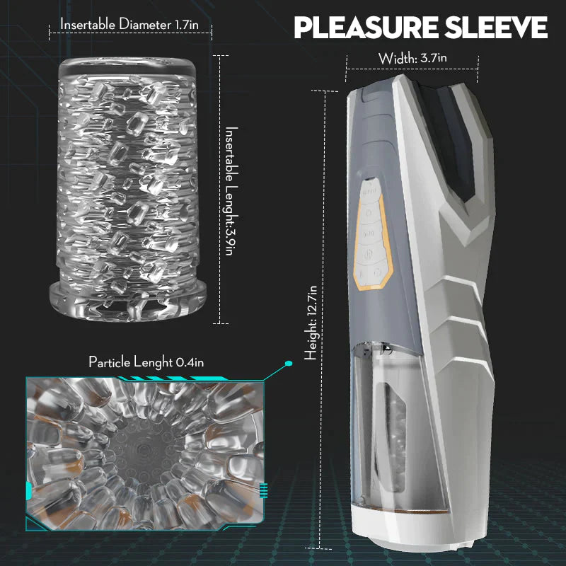 5-1 Automatic 4 Rotating 3 Thrusting Male Masturbator - Lusty Time