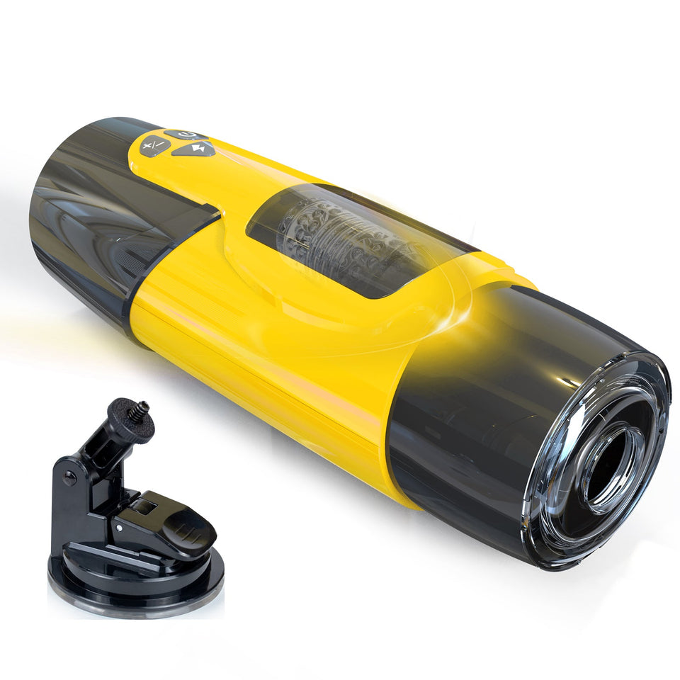 Ultra-realistic Automatic Multifunctional Masturbator - Yellow