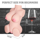 3.5 LB Dual-Entrances Mini Realistic Sex Doll