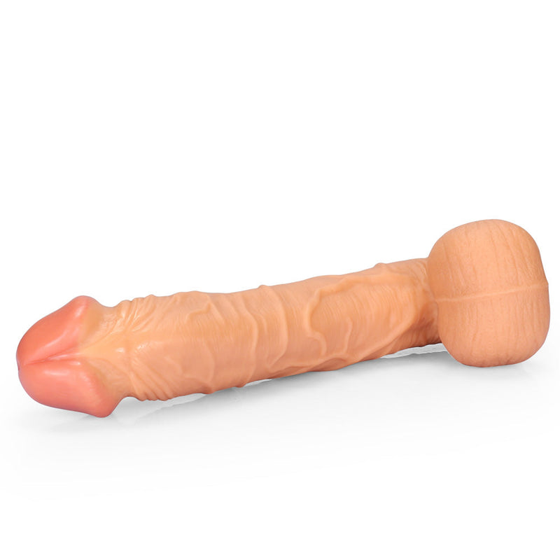 13.3 Inch Subtly Tapered Huge Suction Cup Dildo