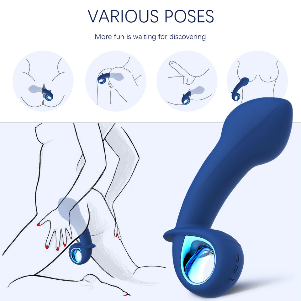 10 Modes G-spot Anal Vibrator Automatic Inflatable Prostate Massager