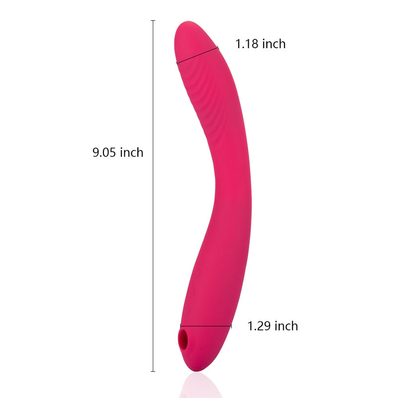 Slim Clit Vibrator Thrusting Massage with Heating Function