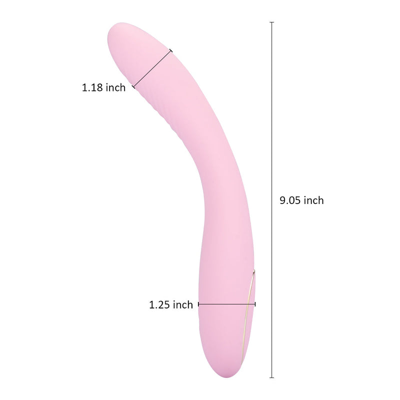 G Spot Vibrator Clitoris Dildo Nipple Stimulator-Pink