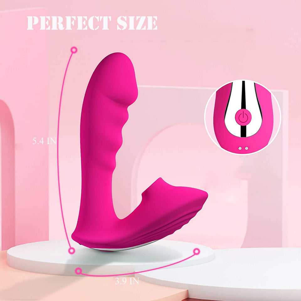 10 Sucking Modes & Vibration Modes G-spot Vibrator