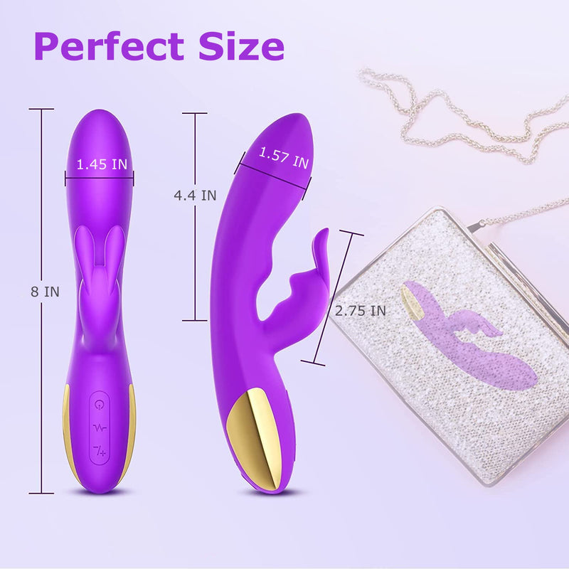 10 Speeds Triple G-spot Rabbit Anal Vibrator