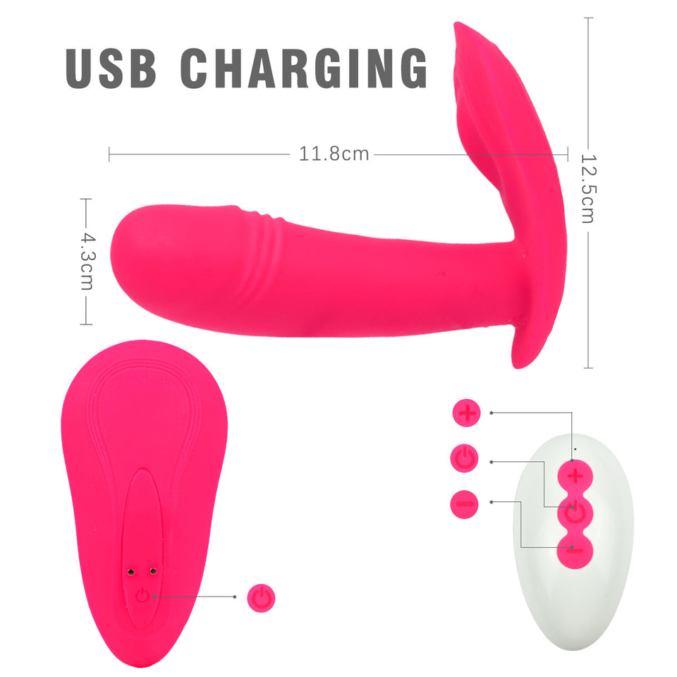 10 Vibration Mode Clit Stimulator Massager with Remote Control