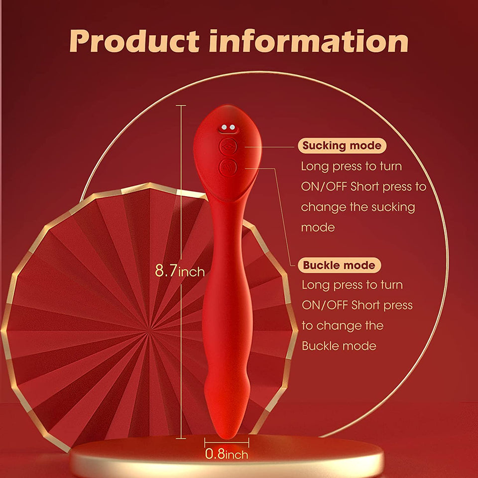 Finger Sucking Vibrator G Spot with 3 Sucking Modes and 7 Vibrating Modes