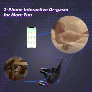 3 IN 1 APP Remote Vibrating Cock Ring