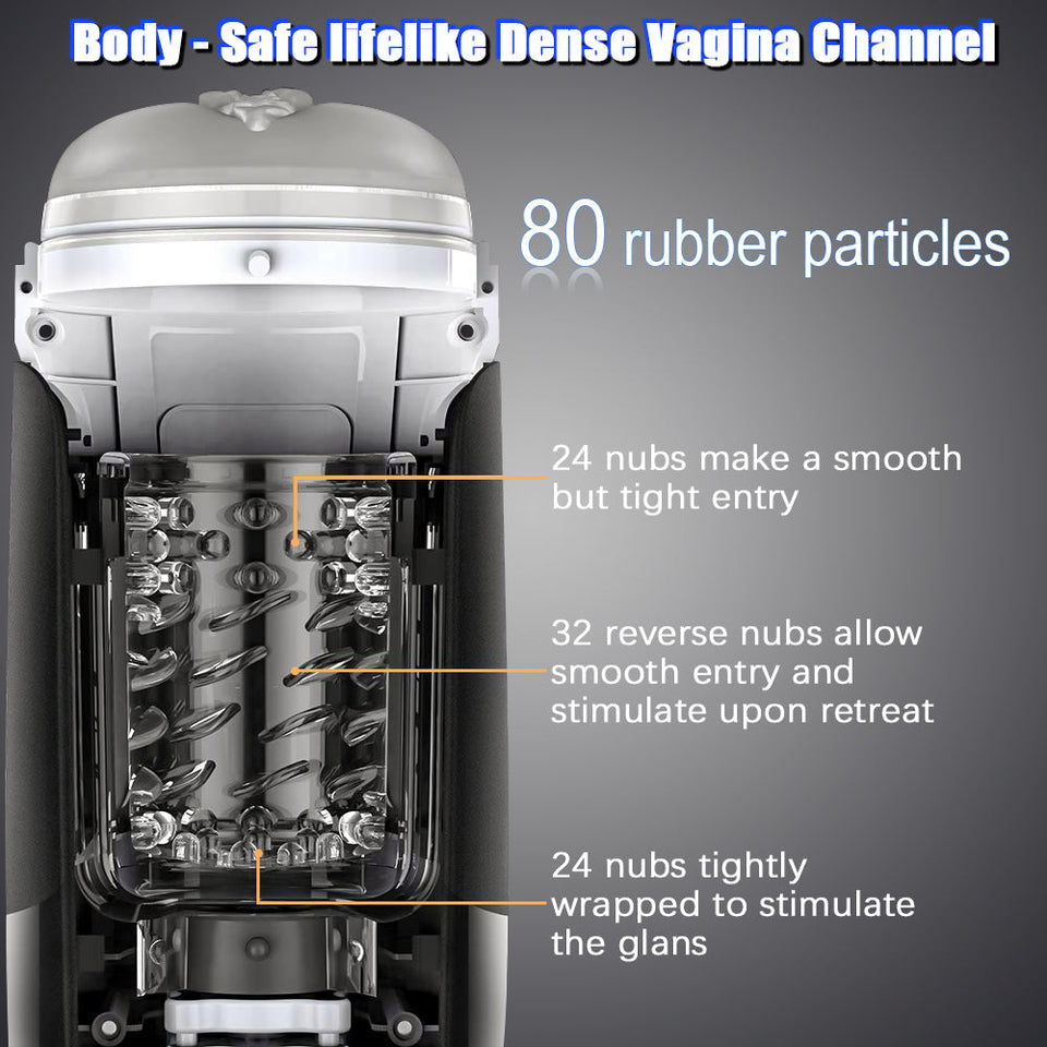 10 Powerful Thrusting&Rotating Modes Automatic Male Masturbator
