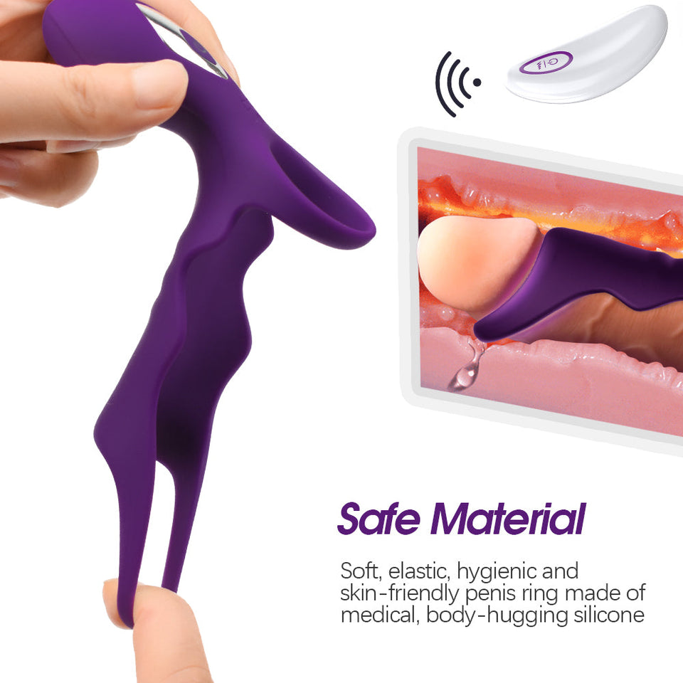 10 Frequencies Vibration Penis Ring