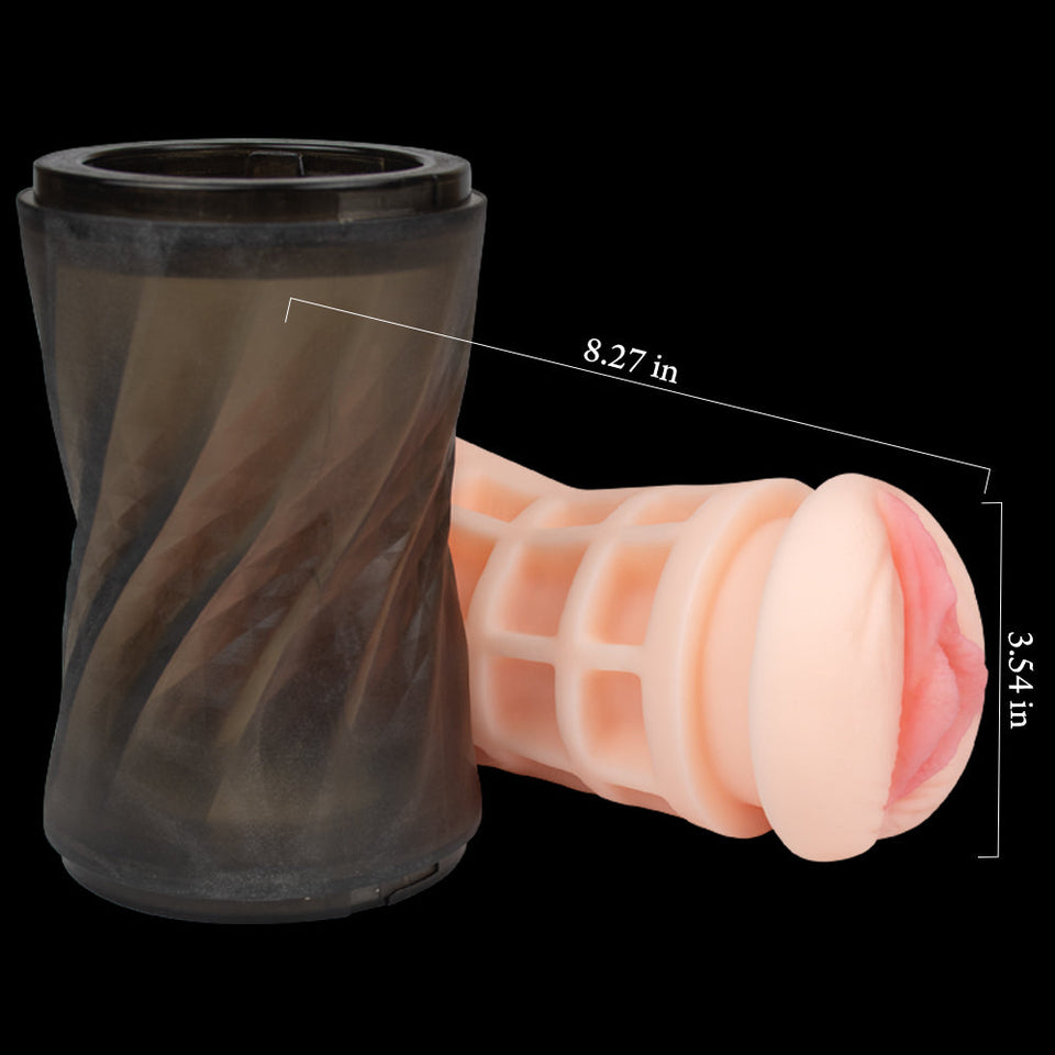 3D Realistic Dual-head Manual Masturbator Mesiya