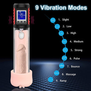 UTIMI Penis Pump Vacuum with 9 Vibration Modes