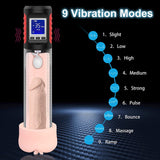 UTIMI Penis Pump Vacuum with 9 Vibration Modes