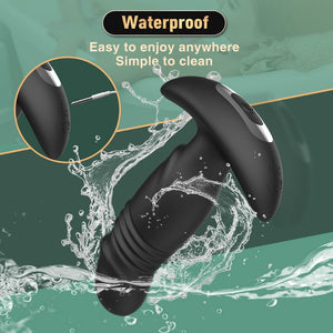 9 Vibration Modes Thrusting Anal Vibrator with Remote Control & APP