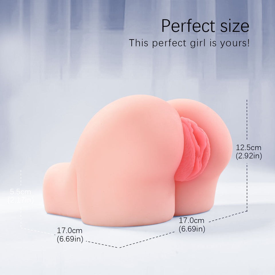 3D Pussy Ass Masturbator With Virgin Vagina And Anal Stroker